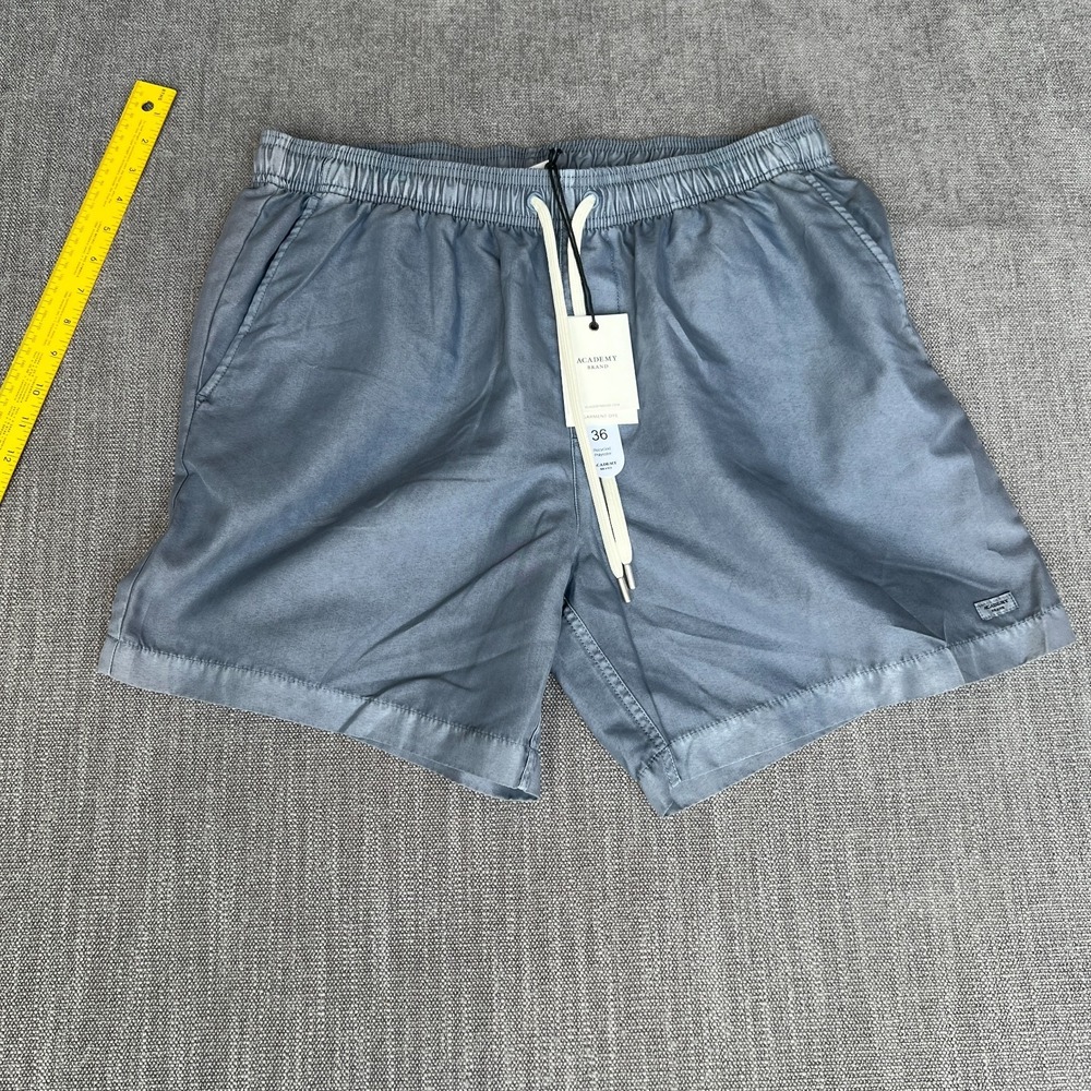 Academy Brand Boardshorts Mens 36 Blue Dyed Surf Surfing Water Polo Swimwear